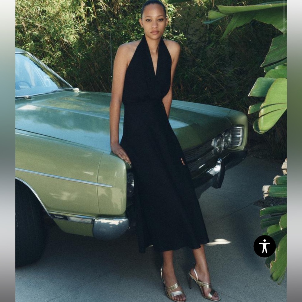 Zara Midi Halter Dress